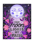 The Moon Lights my Path Canvas Gallery Wraps