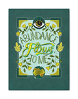 Abundance Flows to Me Canvas Gallery Wraps