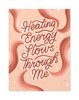 Healing Energy Flows Through Me Canvas Gallery Wraps
