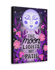 The Moon Lights my Path Canvas Gallery Wraps