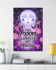 The Moon Lights my Path Canvas Gallery Wraps