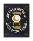 My Path Unfolds with Divine Timing Canvas Gallery Wraps