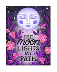 The Moon Lights my Path Canvas Gallery Wraps