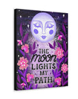 The Moon Lights my Path Canvas Gallery Wraps