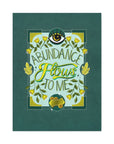 Abundance Flows to Me Canvas Gallery Wraps