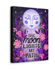 The Moon Lights my Path Canvas Gallery Wraps