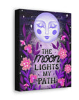 The Moon Lights my Path Canvas Gallery Wraps