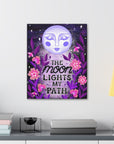 The Moon Lights my Path Canvas Gallery Wraps