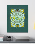 Abundance Flows to Me Canvas Gallery Wraps