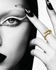 18K Gold Snake Ring - Solid 18K gold - Fine Jewelry 2
