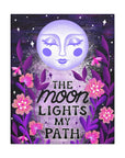 The Moon Lights my Path Canvas Gallery Wraps