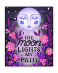The Moon Lights my Path Canvas Gallery Wraps