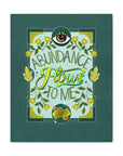 Abundance Flows to Me Canvas Gallery Wraps