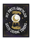 My Path Unfolds with Divine Timing Canvas Gallery Wraps