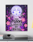The Moon Lights my Path Canvas Gallery Wraps