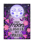 The Moon Lights my Path Canvas Gallery Wraps