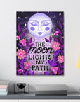 The Moon Lights my Path Canvas Gallery Wraps