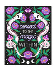 I Connect to the Magic Within Canvas Gallery Wraps