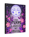 The Moon Lights my Path Canvas Gallery Wraps