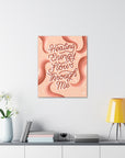 Healing Energy Flows Through Me Canvas Gallery Wraps