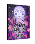 The Moon Lights my Path Canvas Gallery Wraps