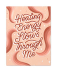Healing Energy Flows Through Me Canvas Gallery Wraps