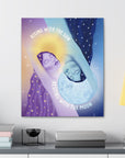 Rising With the Sun Resting With the Moon Canvas Gallery Wraps
