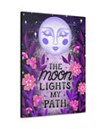 The Moon Lights my Path Canvas Gallery Wraps