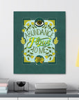 Abundance Flows to Me Canvas Gallery Wraps