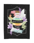 Always Brewing Magic Velveteen Plush Blanket
