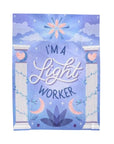 I'm a Light Worker Velveteen Plush Blanket