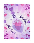 Live From the Heart Velveteen Plush Blanket