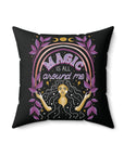 Magic is All Around Me Vegan Suede Pillow