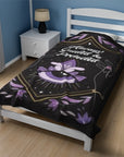Always Guided & Protected Velveteen Plush Blanket