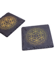 Sacred Geometry Water Charging Coaster
