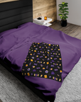 Cozy Witch Plush Throw Blanket