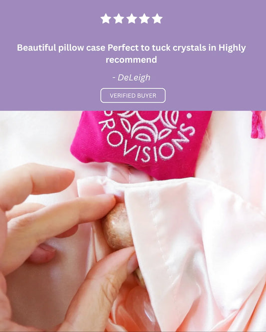 Crystal Dreams Satin Pillowcase