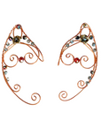 ✨ Enchant Your Look with Handmade Fairy Ear Cuffs – Rose Gold Crystal Fantasy Jewelry