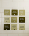 Realign with your inner peace and clear your mind Grounding Shower affirmations