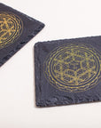 Sacred Geometry Water Charging Coaster