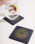 Sacred Geometry Water Charging Coaster