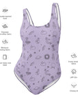 Woman's Swimsuit 1-Piece Low Back Celestial Magick