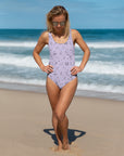 Woman's Swimsuit 1-Piece Low Back Celestial Magick