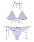 Woman's Bikini - String Bikini - Crystal Moon Moth