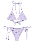Woman's Bikini - String Bikini - Crystal Moon Moth