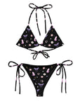 Woman's Bikini - String Bikini - Crystal Moon Moth