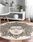 Meditation Room Round Rug