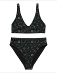 Celestial Magick 2 Piece Swimsuit XS / Black Print on Demand Clothing