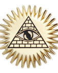 Occult Pyramid & Eye Enamel Pin