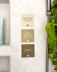 Realign with your inner peace and clear your mind Grounding Shower affirmations